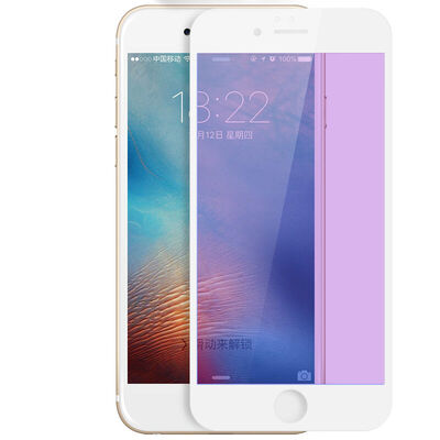 

ESK iPhone6 ​​/ 6s Plus tempered film Apple 6 / 6s Plus glass film 0.15mm anti-blue full-screen high-definition explosion-proof mobile phone protective film JM108-white