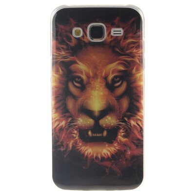 

Flame Lion Pattern Soft Thin TPU Rubber Silicone Gel Case Cover for SAMSUNG Galaxy J5