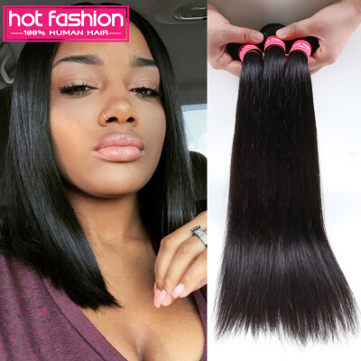 

Brazilian Virgin Hair Straight 7A Unprocessed Virgin Brazilian Hair Human Extension Brazilian Straight Hair 4pcs Free Shipping