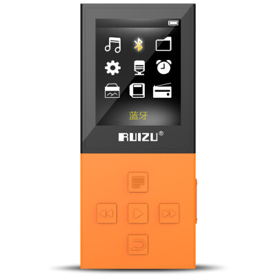 

RUIZU X18 Orange Sport MP3 Беспроводной Bluetooth HIFI без потерь музыкальный плеер с экраном мини