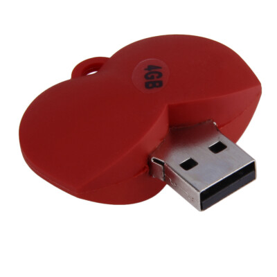 

4G памяти USB внешний накопитель флэш-накопитель U диска Симпатичные Heart Shaped