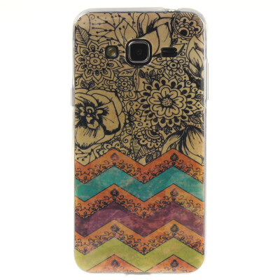 

Wave flower Pattern Soft Thin TPU Rubber Silicone Gel Case Cover for SAMSUNG GALAXY A3 2016A310