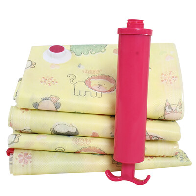 

Jingdong Supermarket] 100 Yi special compression bag non-woven vacuum storage bag 4 sets (4 small) 16 silk thicker gift 1 hand pump 6055