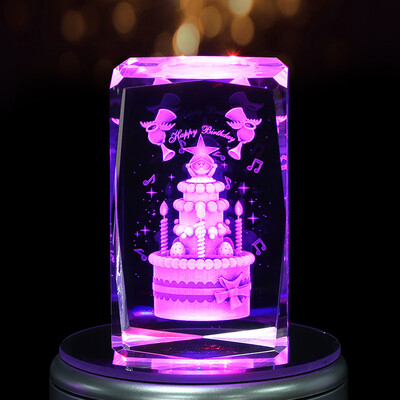 

Jingdong supermarket ceremony without worry birthday crystal music box music box creative cake music gift to send girlfriend girl wife girlfriend honey home gift