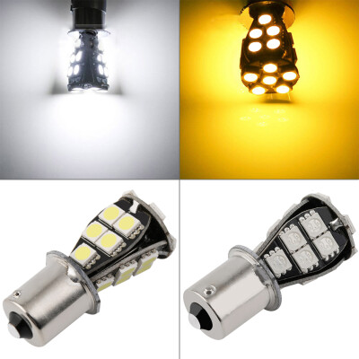 

1156 BA15S 21W SMD 5050 Amber /White CANBUS OBC No Error Car LED Light Bulb