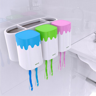 

【Jingdong Supermarket】 Le Sticker (LOTI) toothbrush holder set Seamless stick washing rack 84011