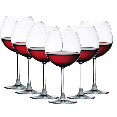 

【Jingdong Supermarket】 Ocean Thai Imported Red Wine Cup High Cup Wine Cup Madison Burgundy 650ml Six Set