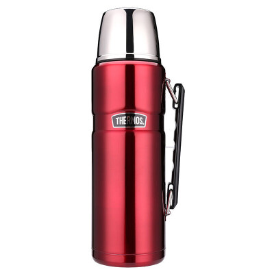 

THERMOS Amulet 1200ml high vacuum stainless steel outdoor sports travel insulation pot SK-2010 RD