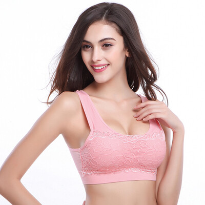 

Jingdong supermarket Yu Zhaolin no trace no steel lace sports bride sleep comfortable no tie Bra underwear yoga running vest bra