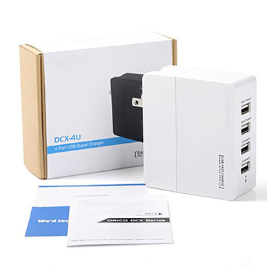 

Orico® 4-х портов 40w стены USB-зарядное устройство адаптер питания для iPhone 6 и т.д.