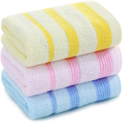 

Jingdong Supermarket] Sanli cotton high terry satin dish jacquard towel 4 pieces of washing face face towel independent packaging 34 × 75cm