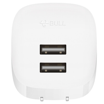 

Bull (BULL) GN-U1120 5V-2.4A Двойной USB-зарядное устройство для мобильного телефона / USB-адаптер питания / двухпортовый штекер