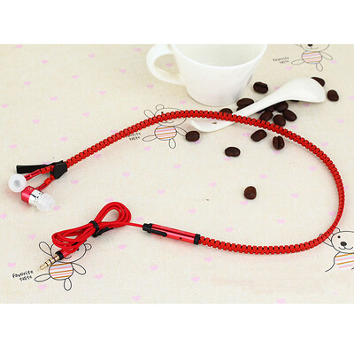 

MyMei New 3.5mm in-Ear Earphone Earbuds with Mic Zipper Universal Stereo Headphone