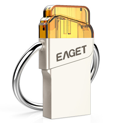 

Yi Jie (EAGET) V66 мобильный телефон U диск 64G Micro USB и USB3.0 двойной интерфейс металл водонепроницаемый мини OTG компьютер универсальный читать 130M / s