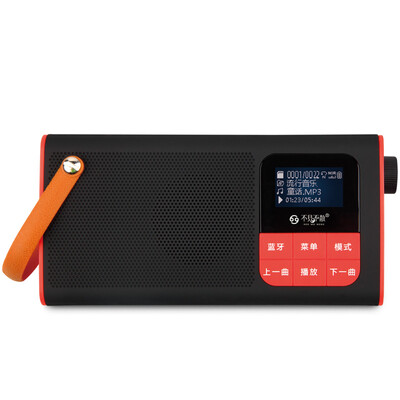 

See me here LV580 portable card speaker elderly radio wireless Bluetooth speaker black coffee
