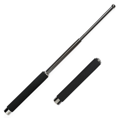 

The top of the mountain people anti-body weapons savage Valley series rejection stick body sticks sticks three sections of alloy steel explosion-proof stick performance stick outdoor military tools tools CM6001 26-inch black