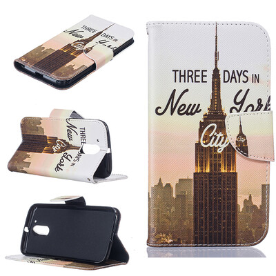 

Tower Design PU Leather Flip Cover Wallet Card Holder Case for Moto G4G4 Plus