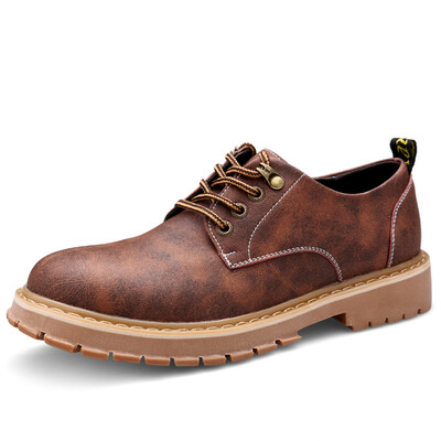 

Precentor (Precentor) men's shoes to help outdoors low-footed men's British retro breathable shoes 1310 black 43 yards