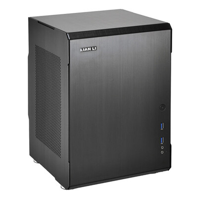 

LIANLI черный Mini-ITX корпус (алюминиевый корпус / слот PCI двойной / двойной передней интерфейс USB 3.0) ПК-Q34B