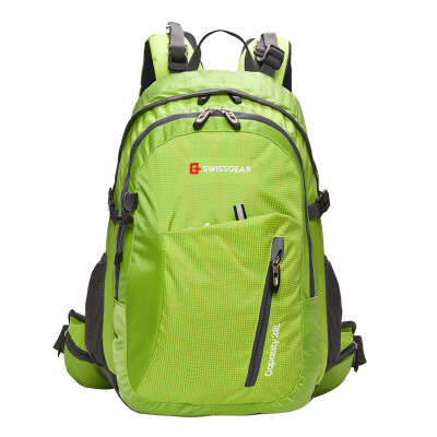 

SWISSGEAR Shoulder Bag Waterproof Anti-scratch Outdoor Mountaineering Bag Leisure Sports Bag Travel Backpack Computer Bag JP-3128Ⅱ Fruit Green 28L With Rain Cover