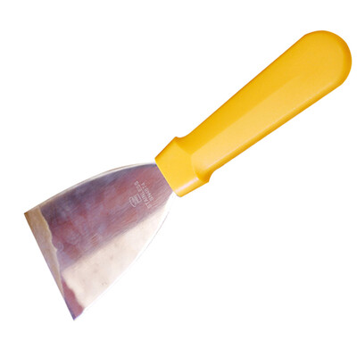 

Three - color cake knife blade shovel flower knife orange plastic handle SN4874