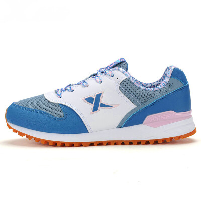 

(XTEP) shoes sports shoes light and comfortable wild fight color casual running shoes 985218113976 blue white 35 yards