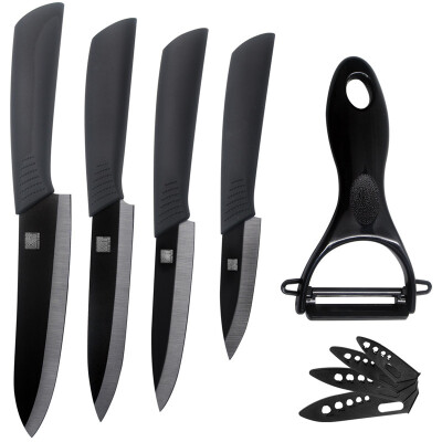 

Top Quality XYJ Kitchen Knives Set 3" Paring 4" Utility 5" Slicing 6" Chef Ceramic Knives+ Peeler Hot Sales