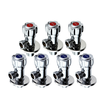 

Cobbe Cobbe 98627-7JT Cabernet copper angle valve 7 sets of thickening water stop angle valve hot&cold angle valve 4 cold 3 heat