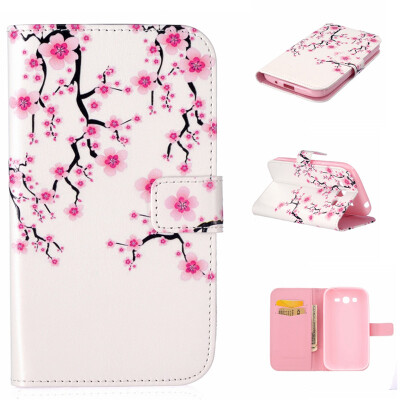 

Plum blossom Design PU Leather Flip Cover Wallet Card Holder Case for SAMSUNG GALAXY Grand Neo Plus I9060