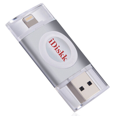 

iDiskk U003 MFI Certified USB Flash Drive for iPhone/iPad (32G, Space Gray