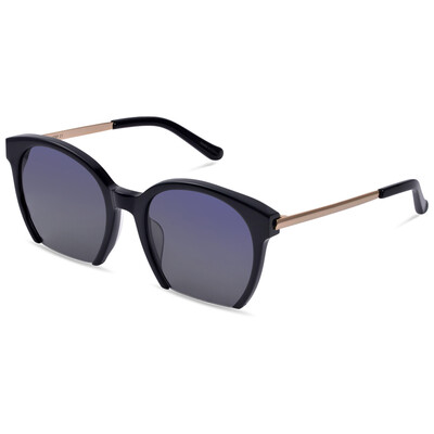 

Wood ninety eight thousand MS16057C1 trendy fashion half-frame sunglasses men&women tide models sunglasses black