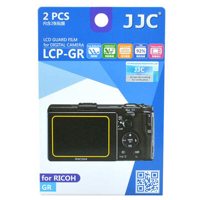 

JJC LCP-GR Ricoh RICOH GR dedicated camera film screen protective film high permeability through scratch screen protective film 2 sets