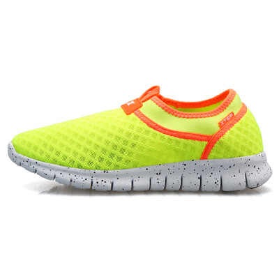 

Special step (XTEP) female models comfortable fashion breathable Peas sports shoes 985218329723 green orange 35