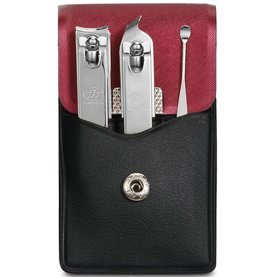 

777 Nail Knife Set Nail Clamp Clamp Личный уход Trim Combination 3шт Set TS-78C Красный (импорт)