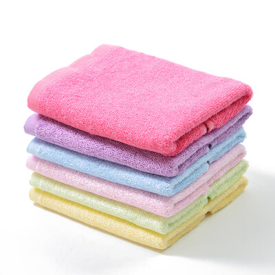 

Bamboo bamboo fiber towel soft and comfortable skin-friendly water-absorbing children's bamboo charcoal saliva towel silver color element six