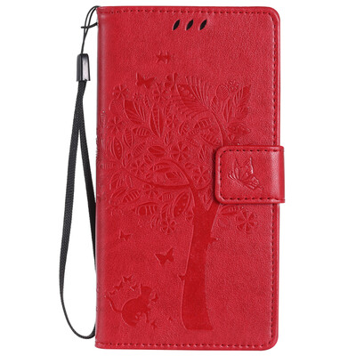 

Red Tree Design PU Leather Flip Cover Wallet Card Holder Case for HUAWEI P8MINI