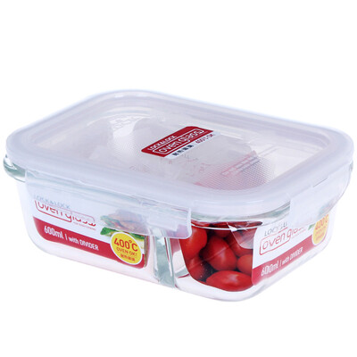 

【Jingdong Supermarket】 Le buckle buckle glass crisper microwave oven lunch lunch lunch box baby food supplement bowl LLG205 300ml