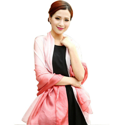 

Jingdong Supermarket Meng Si Ke MSEK Women&39s scarves silk silk gradually changing color series foreign spinning scarves scarves shawls WSJ141689 158 powder