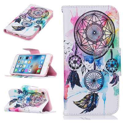 

Дизайн Dreamcatcher Дизайн Кожа PU флип крышку Кошелек Карты Держатель чехол для IPHONE 7 PLUS