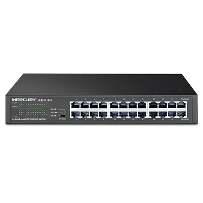 

Mercury MERCURY SG124D 24-port Gigabit switch steel plate desktop