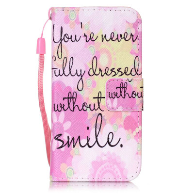 

Pink Smile Design PU�Leather�Flip�Cover Wallet�Card�Holder�Case�for LG LS775