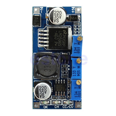 

1шт DC-DC LM2596 понижающий Регулируемый модуля питания CC-CV LED Новый драйвер