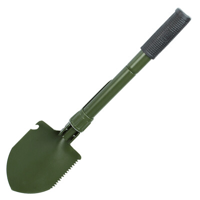 

SHANGLONG Outdoor folding engineer shovel Straight handle with compass metal shovel Professional tools