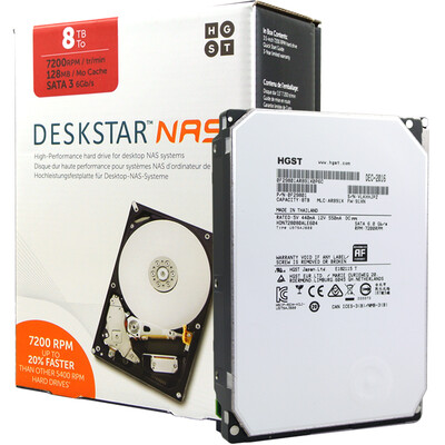

HGST 8TB SATA6Gb/s NAS Network Hard Disk (H3IKNAS800012872SWW)