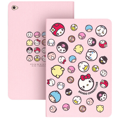 

Hello Kitty IPad AIR2 мультфильм защитная оболочка защитный рукав AIR2 Intelligent Sleep кобура ЦИКЛ круг розовый