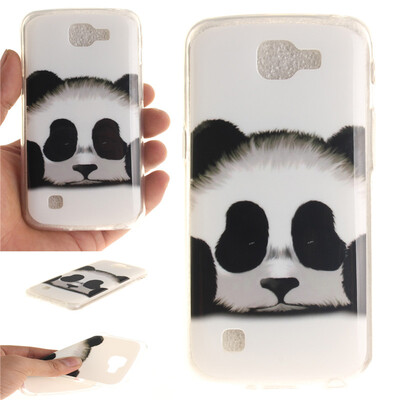

Panda Pattern Soft Thin TPU Rubber Silicone Gel Case Cover for LG K4