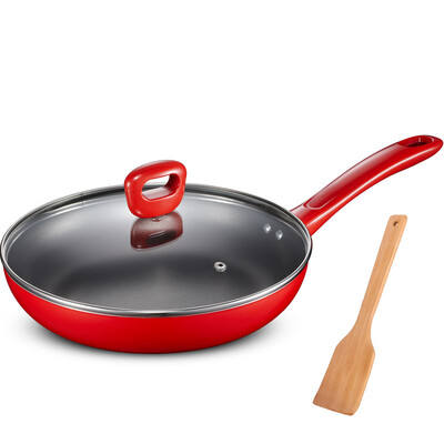 

Jingdong Supermarket Ai Shida 28CM new non-stick frying pan WG8128 pan non-stick pan frying pan can fried egg pancakes fried steak with a lid