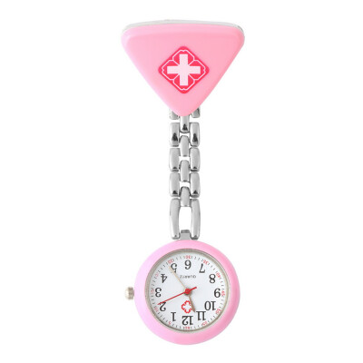 

Round Triangular Nurse Doctor Watch Hanging Pocket Clip-on Time Piece New