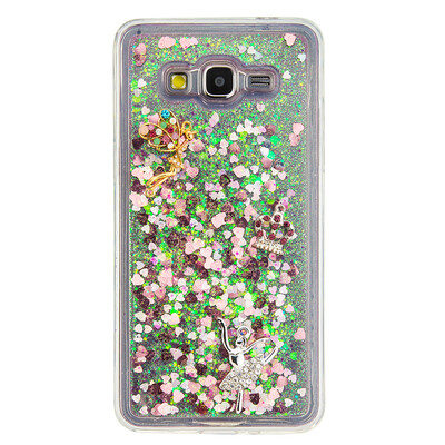 

Динамический Quicksand Блеск наливные Мягкая ТПУ чехол для SAMSUNG J5