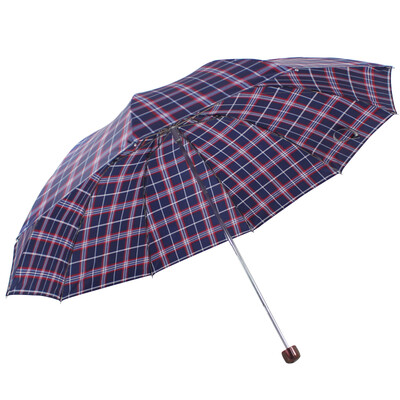 

Jingdong [супермаркет] рай зонтик UPF50 + для увеличения высокой плотности армированного полиэстера цвета посадокШирокого сложенного зонтик бизнес зонтик F Navy 359D